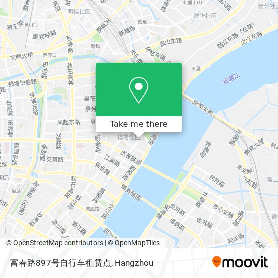 富春路897号自行车租赁点 map