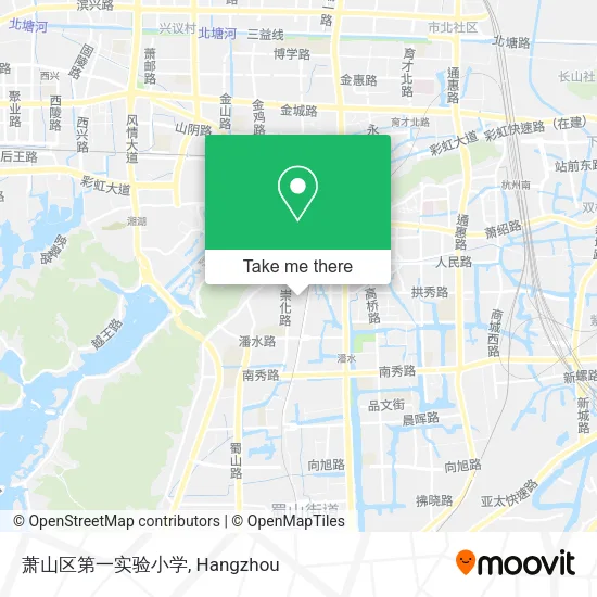 萧山区第一实验小学 map