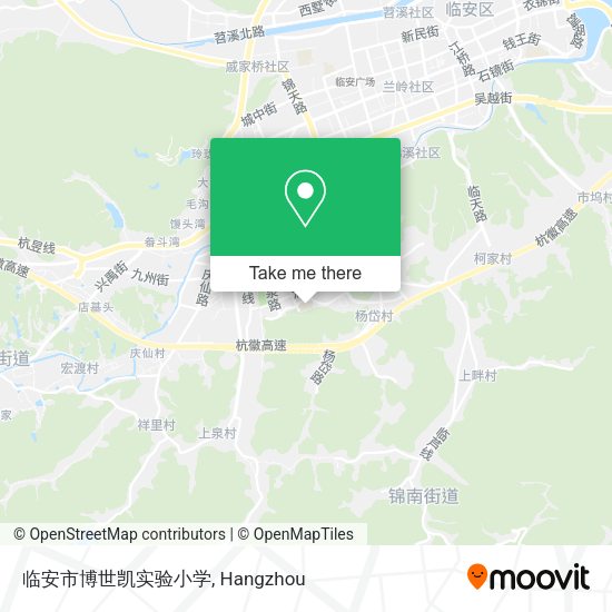 临安市博世凯实验小学 map