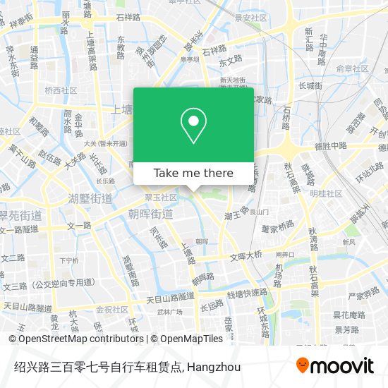 绍兴路三百零七号自行车租赁点 map