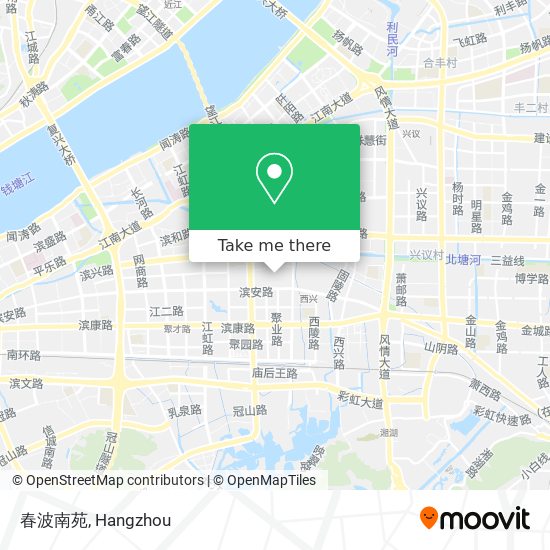 春波南苑 map