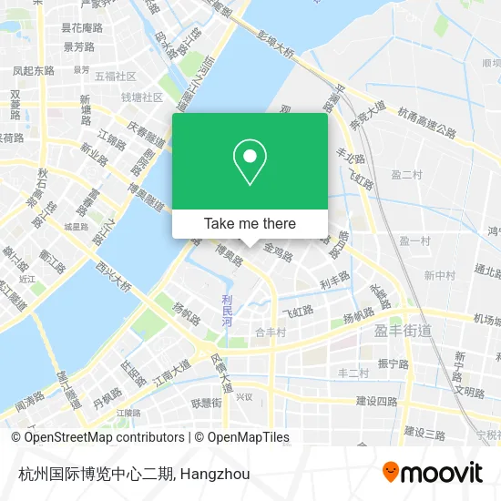 杭州国际博览中心二期 map