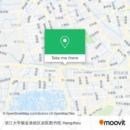 浙江大学紫金港校区农医图书馆 map