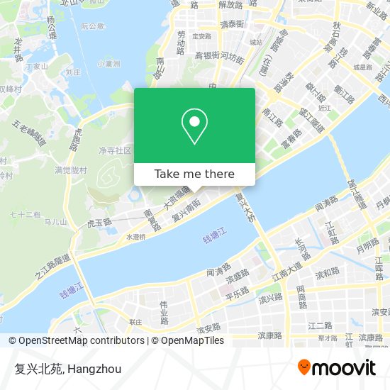 复兴北苑 map