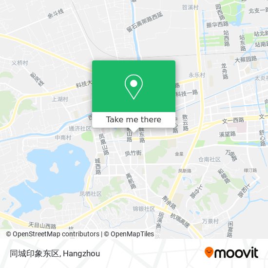 同城印象东区 map