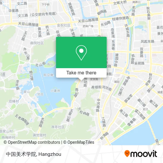 中国美术学院 map