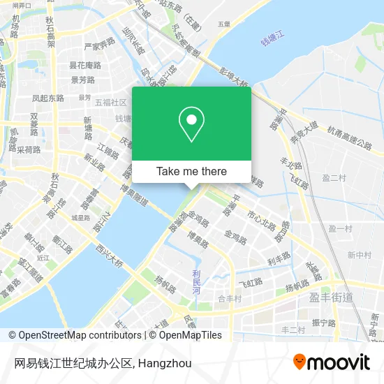 网易钱江世纪城办公区 map