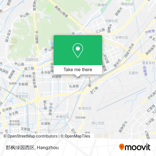 郡枫绿园西区 map