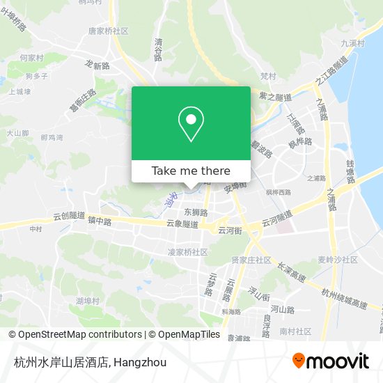 杭州水岸山居酒店 map