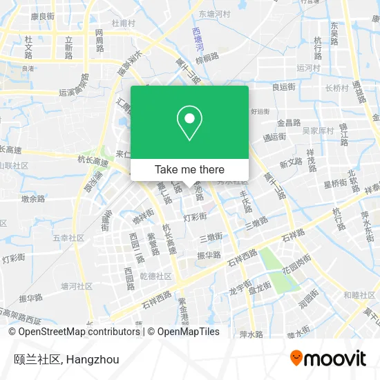 颐兰社区 map