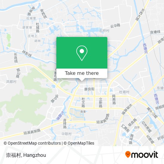 崇福村 map