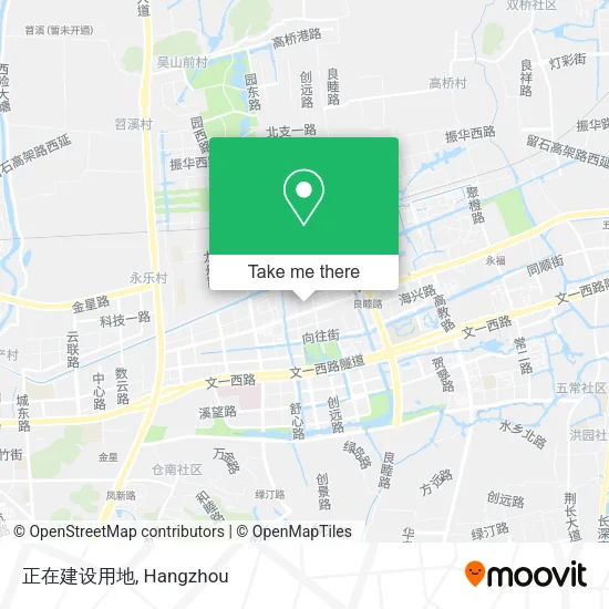 正在建设用地 map