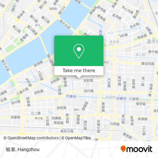 银泰 map