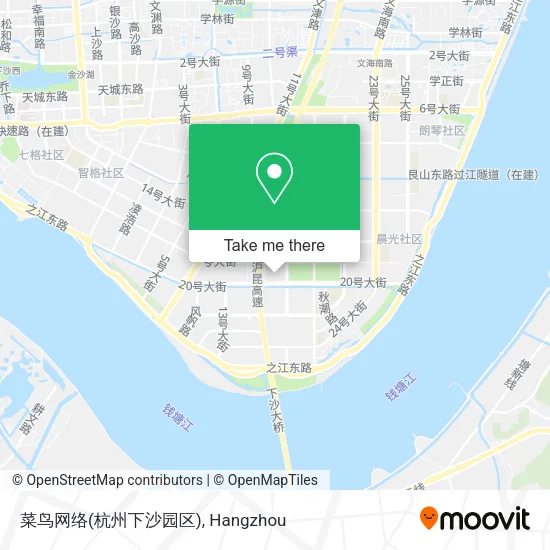 菜鸟网络(杭州下沙园区) map