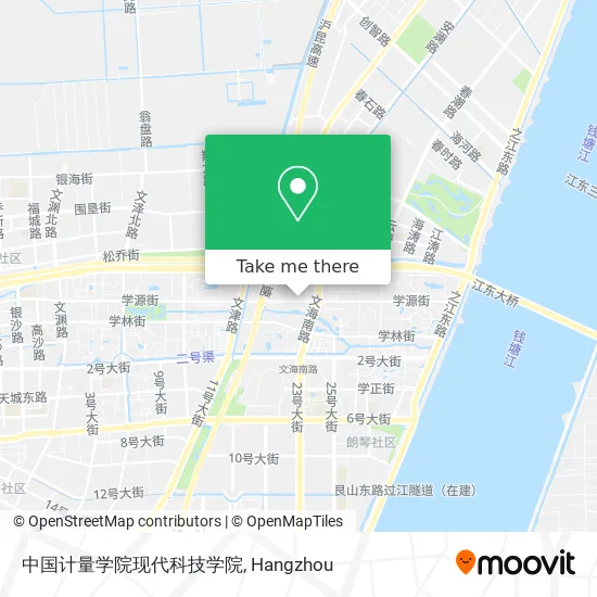 中国计量学院现代科技学院 map