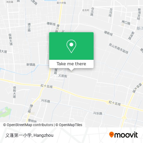 义蓬第一小学 map