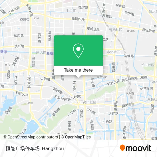 恒隆广场停车场 map
