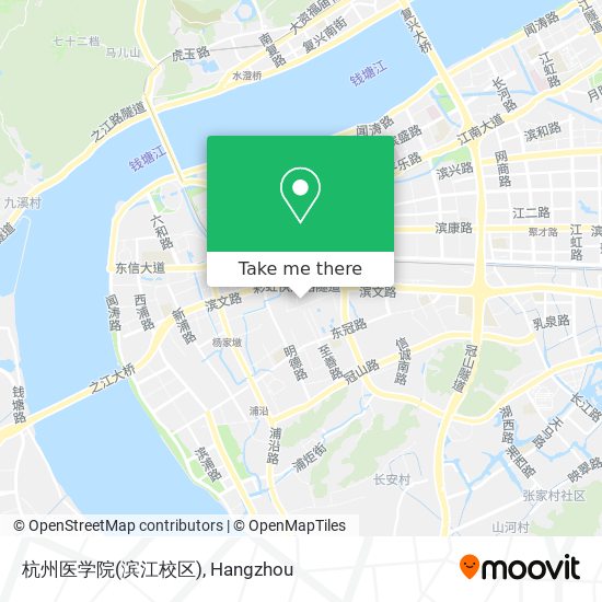 杭州医学院(滨江校区) map