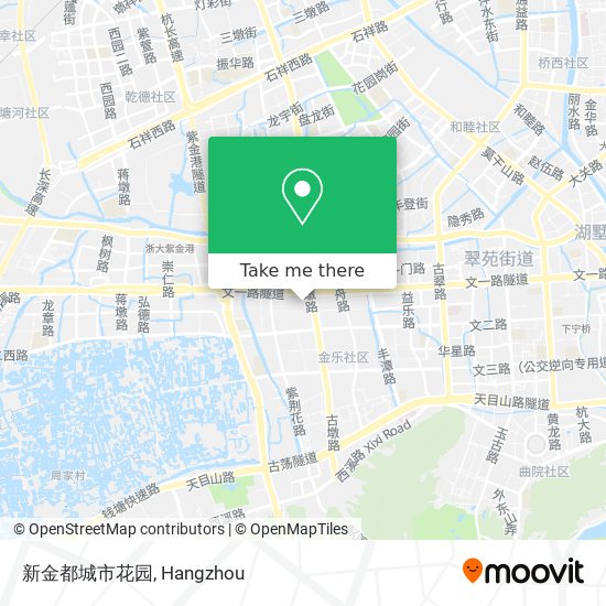 新金都城市花园 map