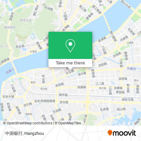 中国银行 map