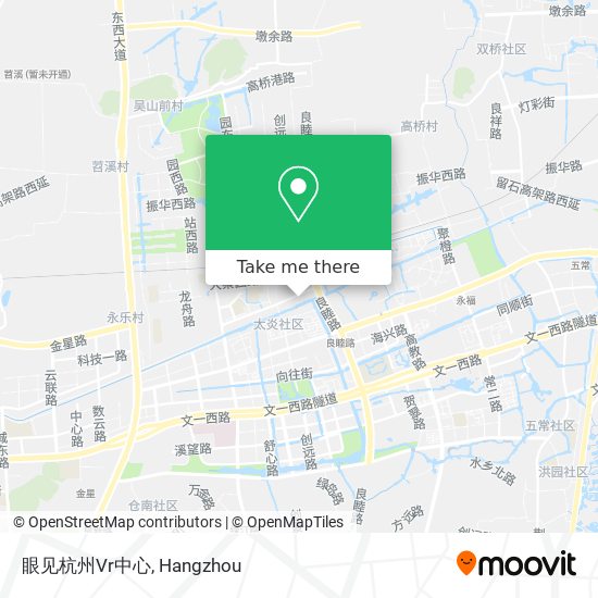 眼见杭州Vr中心 map