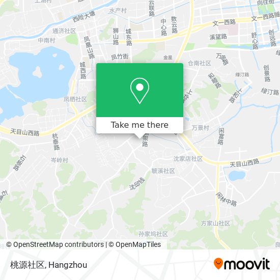 桃源社区 map