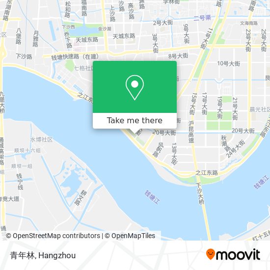 青年林 map