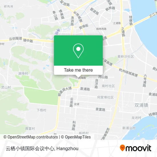 云栖小镇国际会议中心 map