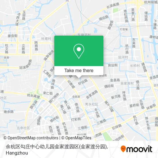 余杭区勾庄中心幼儿园金家渡园区(金家渡分园) map