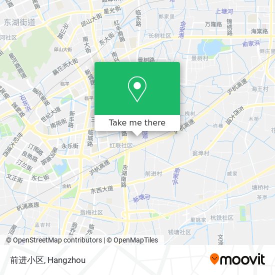 前进小区 map