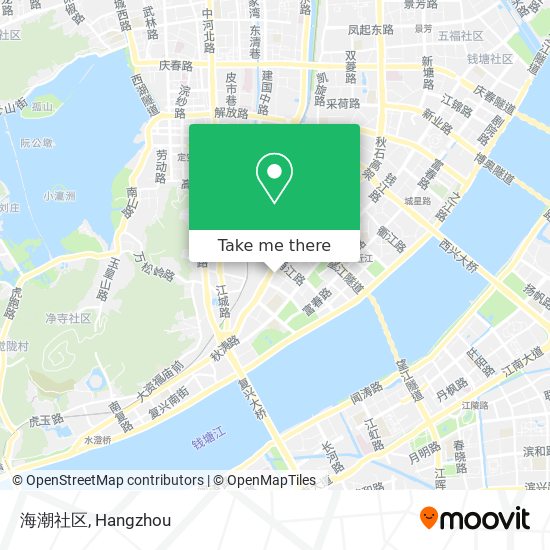 海潮社区 map