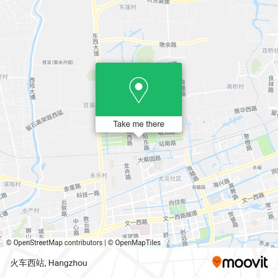 火车西站 map