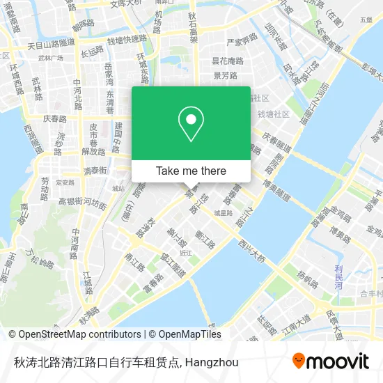 秋涛北路清江路口自行车租赁点 map