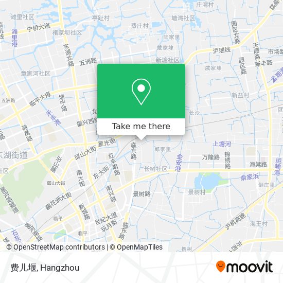 费儿堰 map