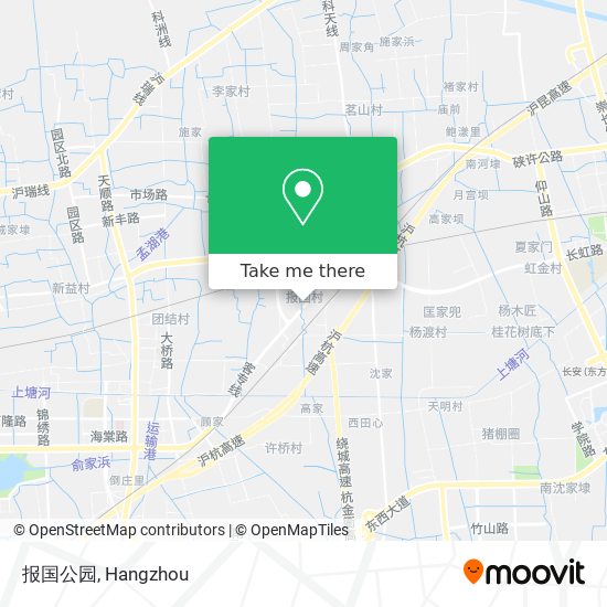 报国公园 map