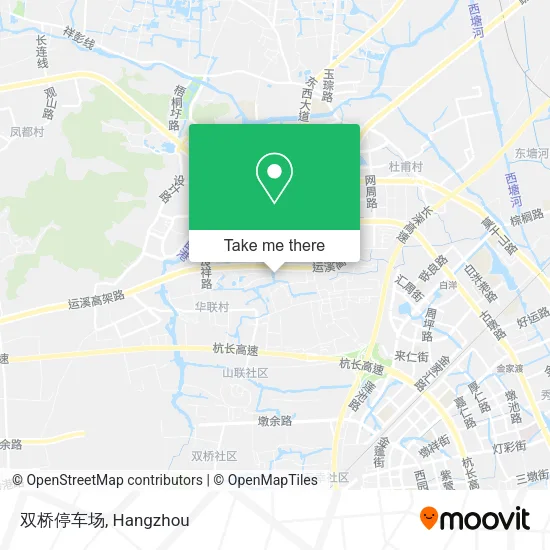 双桥停车场 map