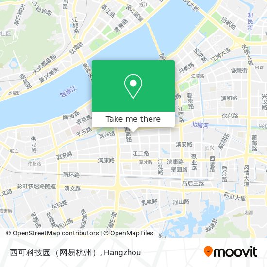 西可科技园（网易杭州） map