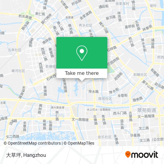 大草坪 map