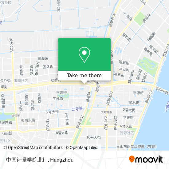 中国计量学院北门 map