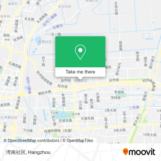 湾南社区 map