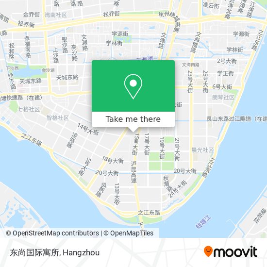 东尚国际寓所 map