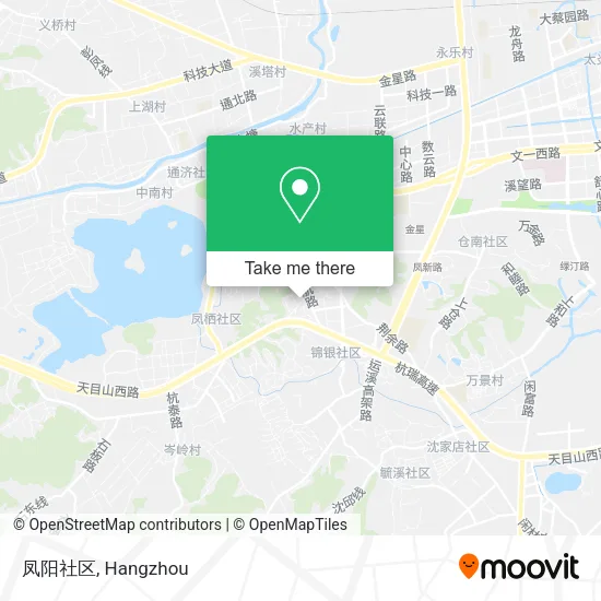 凤阳社区 map