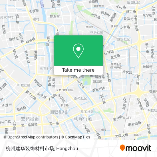 杭州建华装饰材料市场 map