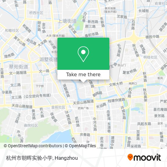 杭州市朝晖实验小学 map