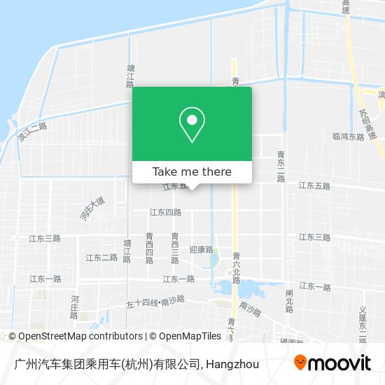 广州汽车集团乘用车(杭州)有限公司 map