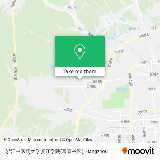 浙江中医药大学滨江学院(富春校区) map