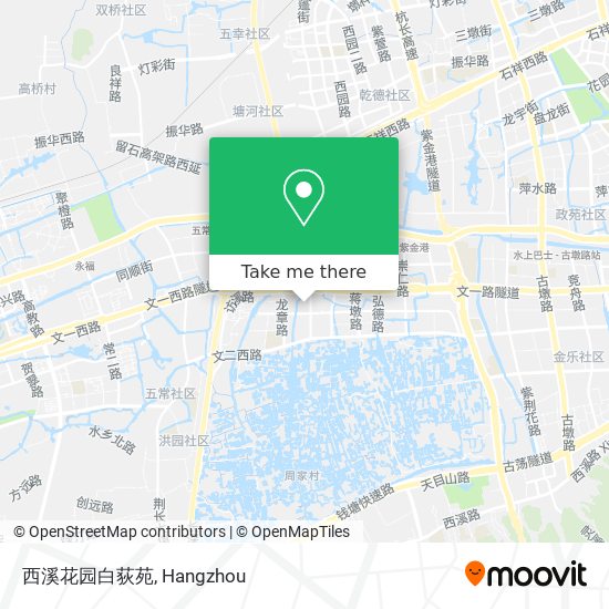 西溪花园白荻苑 map