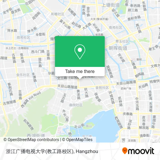 浙江广播电视大学(教工路校区) map