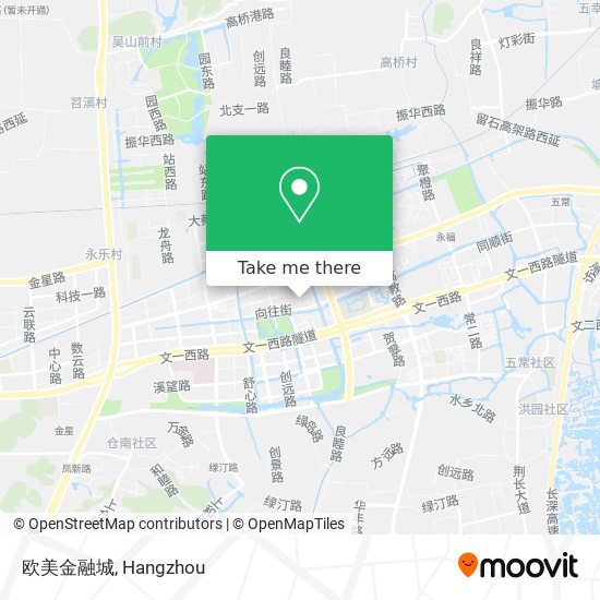 欧美金融城 map