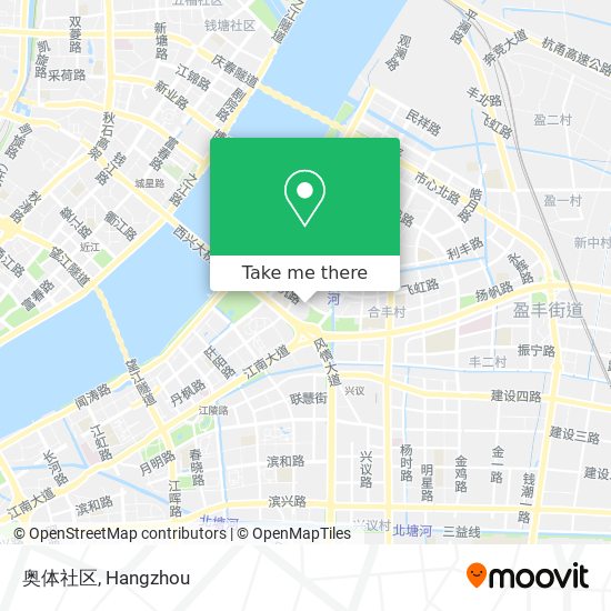 奥体社区 map